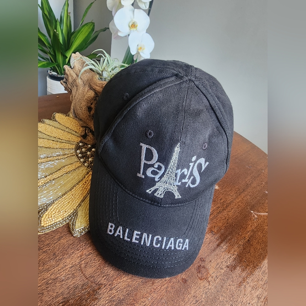 100% Authentic Balenciaga Paris tower hat cap